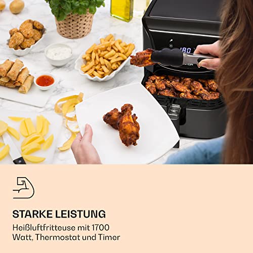 Klarstein Heißluftfritteuse mit Energieeffizienz und Eco-Technologie