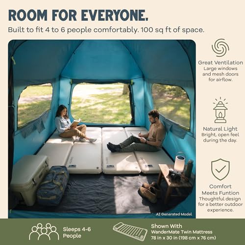 Carpa Inflable Oaktiv para Camping 4-6 Personas miniatura 6