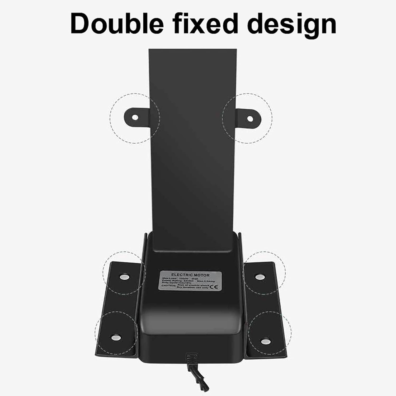 Supporto TV, supporto da parete for monitor, sollevamento elettrico telescopico, rotazione manuale di 360° a sinistra e a destra, 26-70 pollici, con carico di 60 kg/132 ​​libbre