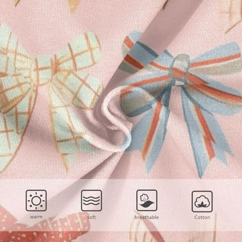 Girls' Training Panties Breathable Underwear for Kid Colorful Bows Christmas Pattern3