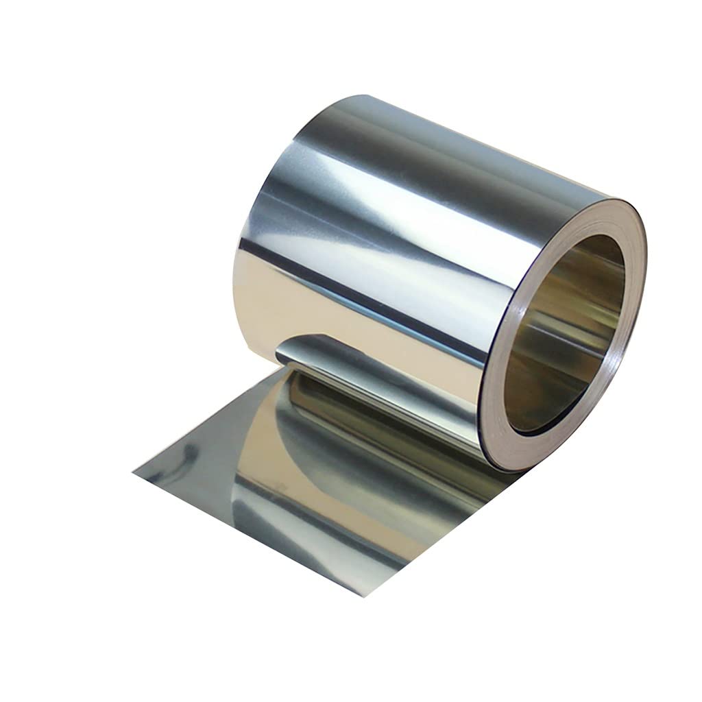 Lamiera In Acciaio Inox S304 - Spessore 0.01-0.25mm, 100x1000mm