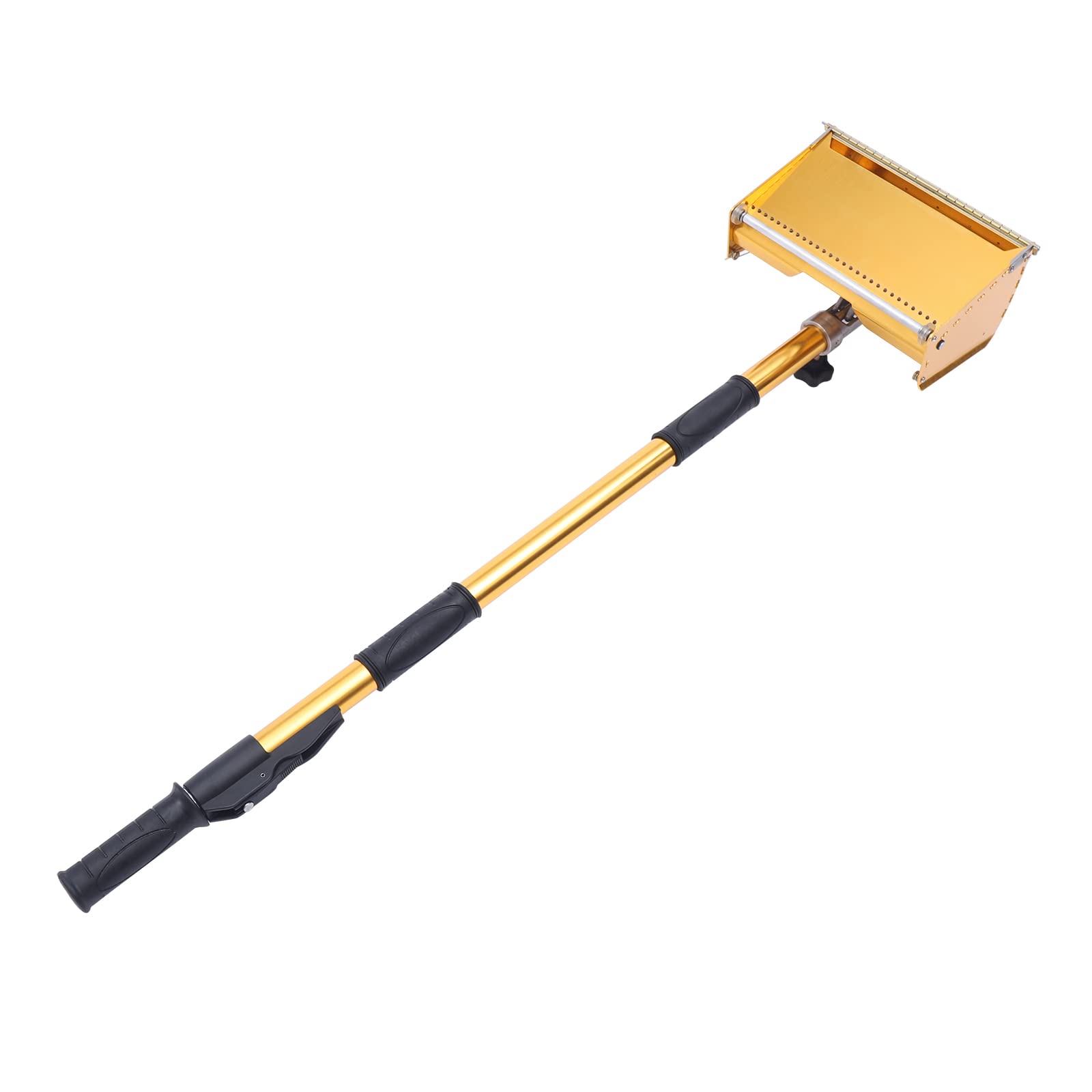 Boite de Finition Enduit Placo Kit, Plate Cloison Sèche Poignée Outils,Truelle de Maçon Drywall Kit pour Nettoyage, Réglable Poignée 101-50 cm, pour Décoration Murale et Construction