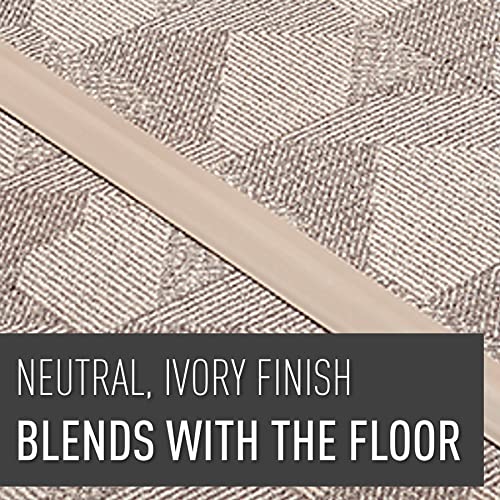 Legrand - Wiremold Floor Cord Management Kit, Corduct, Cord Protector, Wire Organizer And Hider, Rubber Cable Cover And Concealer, Ivory, 15 Feet, Cdi-15 #TOP4