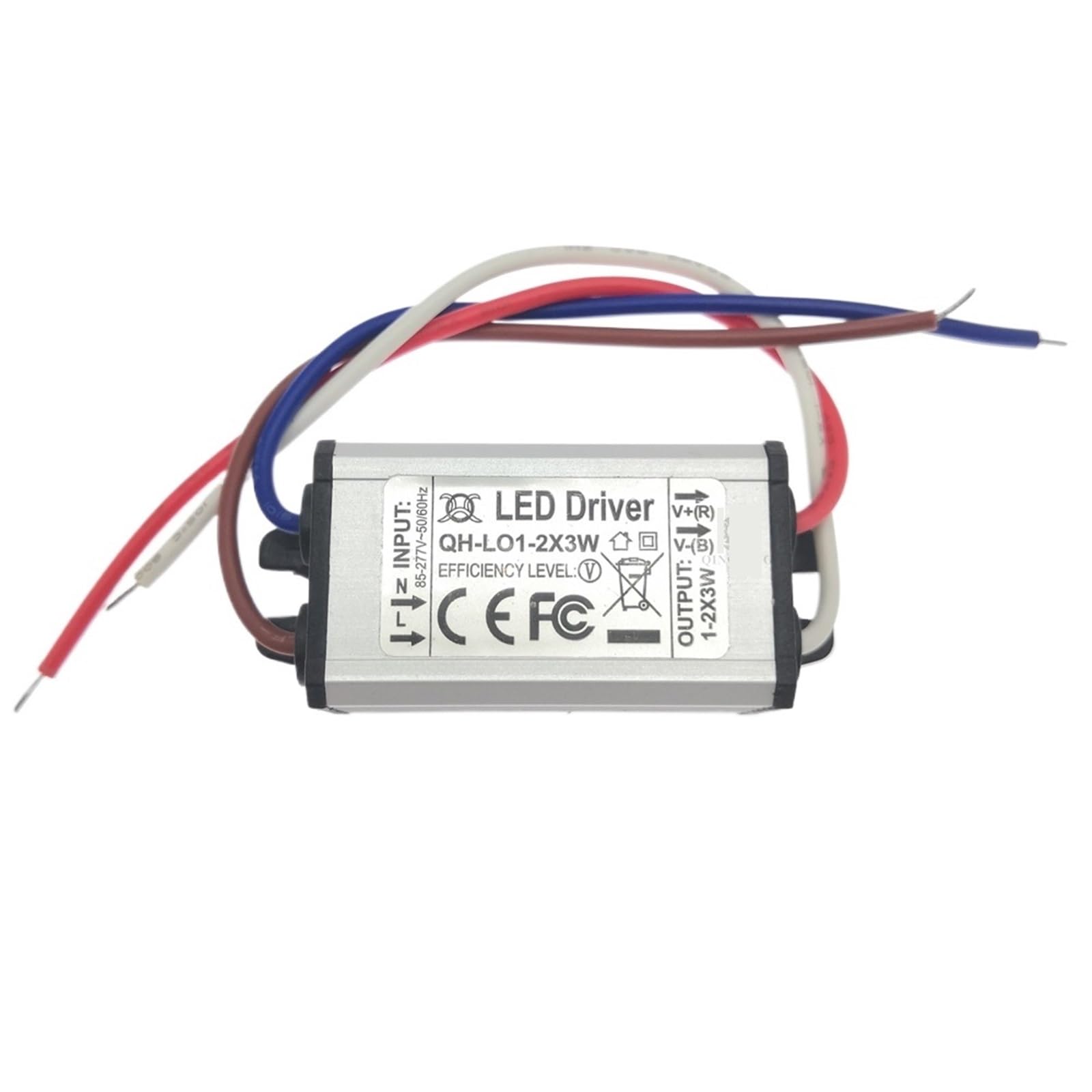 FCARUMIQP 1PCS LED Driver 600mA Constant Current High PF 3W 10W 20W 30W 40W 50W 60W 1-2x3w 3-10x3w 10-18x3w 18-30x3w Lamp(IP67-1-2x3W-DC2-7V)