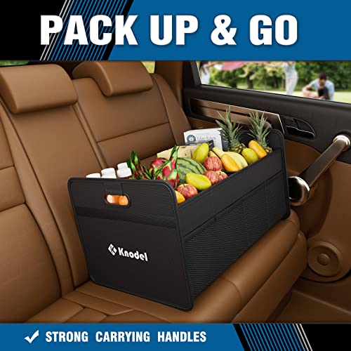 K KNODEL Car Trunk Organizer, Foldable Organizer for Car, Automotive Consoles & Organizers, Storage with Reinforced Handles (Medium, Black) - Image 6