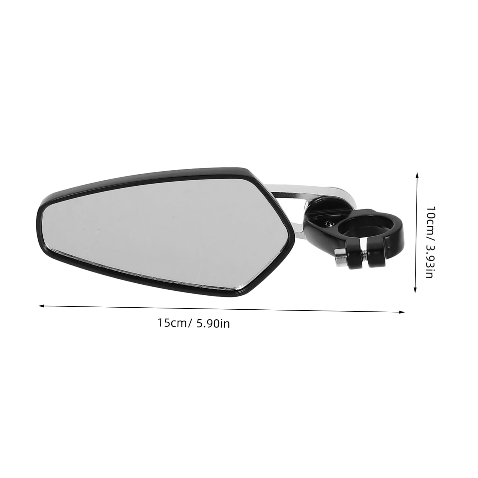Rétroviseur Moto pour Guidon Quad et Bateau Rétroviseur Classique avec Surface Réfléchissante Haute Définition