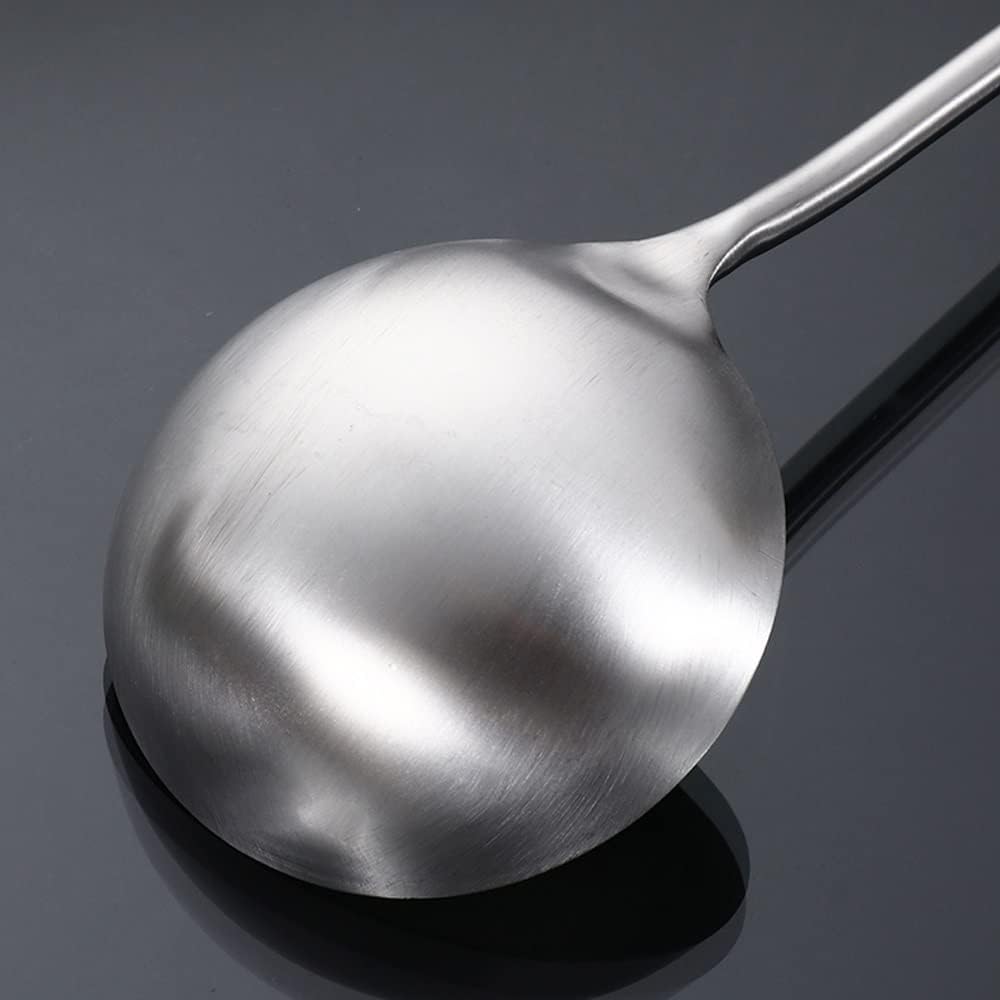 6Pcs Stainless Steel Kitchen Cooking Utensils Set with Rotating Stand, Best Kitchen Cookware Set