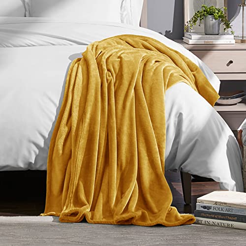 Oxford Homeware Fleece Blanket Sofa Throw Cuddly Reversible Soft Throws for Bed Couch, Settee - Image 3