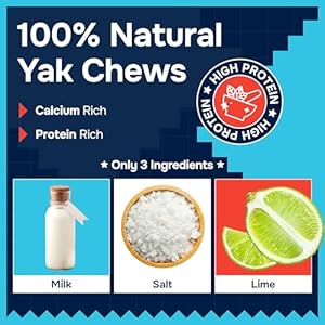   100-Natural-Yak-Cheese-Himalayan-Made-Dog-Chews-All-Breeds-Lactose-Free-Yak-Chews-for-Small-Medium-Large-Dogs-Dental-Cleaning-Dog-Chews-for-Aggressive-Chewers-Long-Lasting-Odor-Gluten-Free