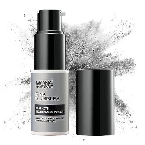 MONÉ PROFESSIONAL - Polvo para el Cabello Oscuro con Volumen y Textura - Ligeramente Brillante - Para Todo Tipo de Cabello - Pulverizar a 5 cm de las raíces y masajear ligeramente - 8 g.