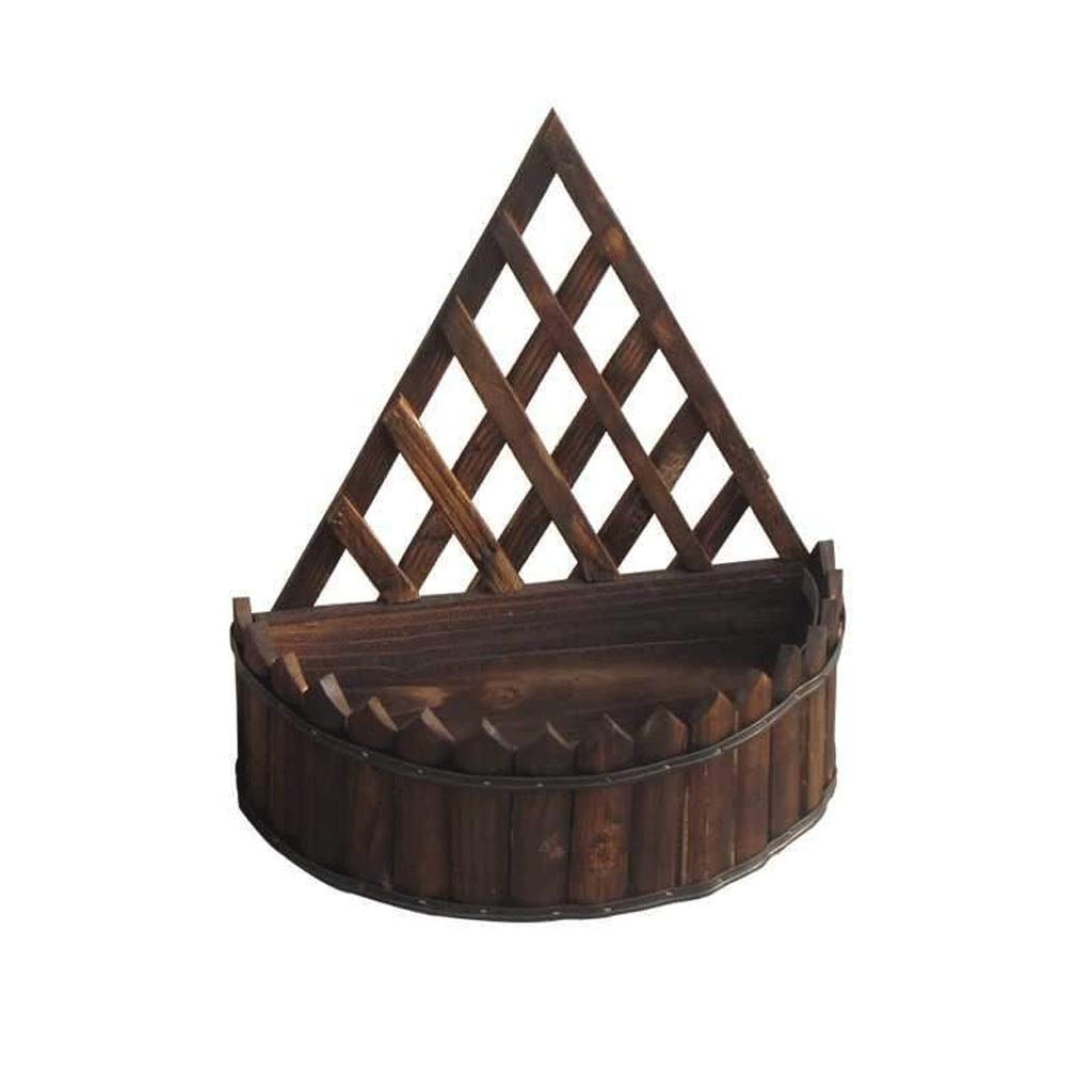 Cesta floral colgante de pared para decorar salones modernos