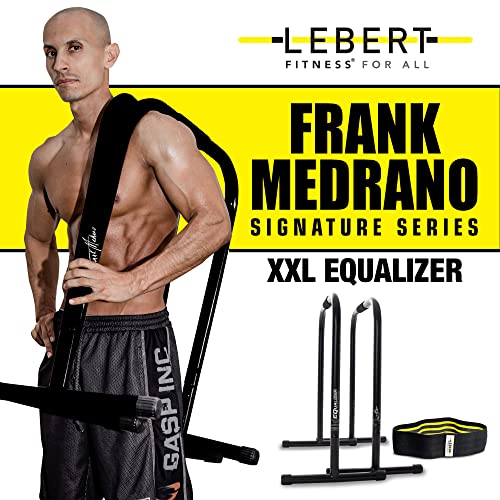 Lebert Fitness Equalizer mit Resistance Band - Calisthenics Equipment ✓ Dip Station ✓ Push Up Stand Bar ✓ Pull Up Dip Bar ✓ Bodyweight Equipment ✓ für Intensiven Gebrauch