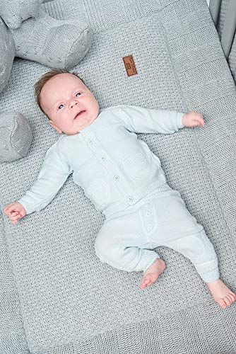 BO Baby's Only - Gebreid boxkleed Robust - Parklegger - Speelkleed - Oud Roze - 85x100 cm - Extra dik - Tweezijdig te gebruiken - Afbeelding 4