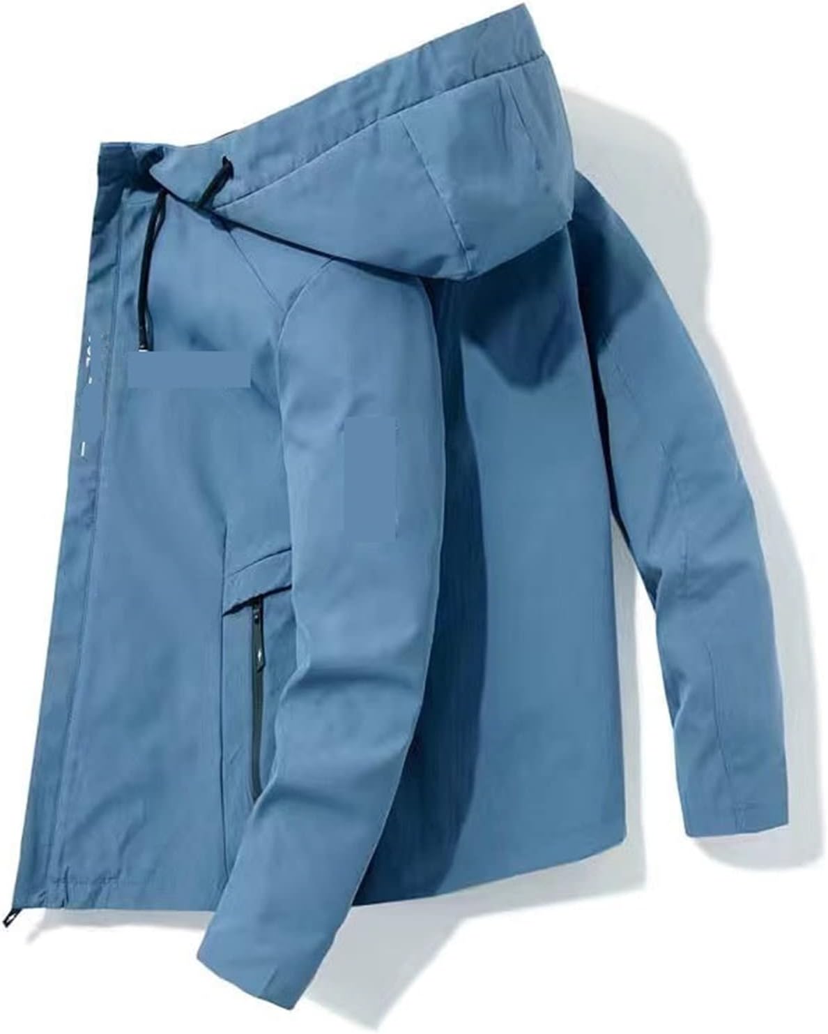 Jackets for Men Fall Winter Discovery Print Mens Sports Jacket Hoodie Casual Windproof Cycling Windbreaker Zip Jacket Top (Size : Asian size XL)