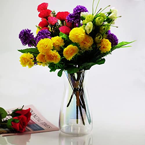 Vaso in vetro, vasi per fiori, colore vaso