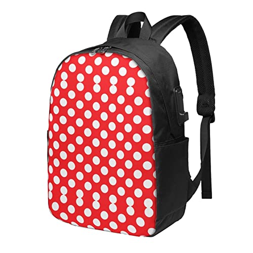 Sac ordinateur portable à pois noir contre les chocs de transport