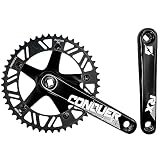 Conquer Elite Fixed Gear Crankset, Fixie Bike Crankset, One Speed Bicycle Crank, Single Speed Crank (RX Crank)