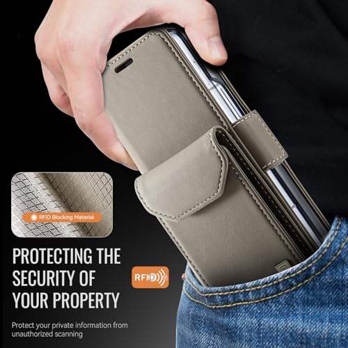 Coque Samsung Galaxy Z Fold 5 Asuwish finition gris premium - 4