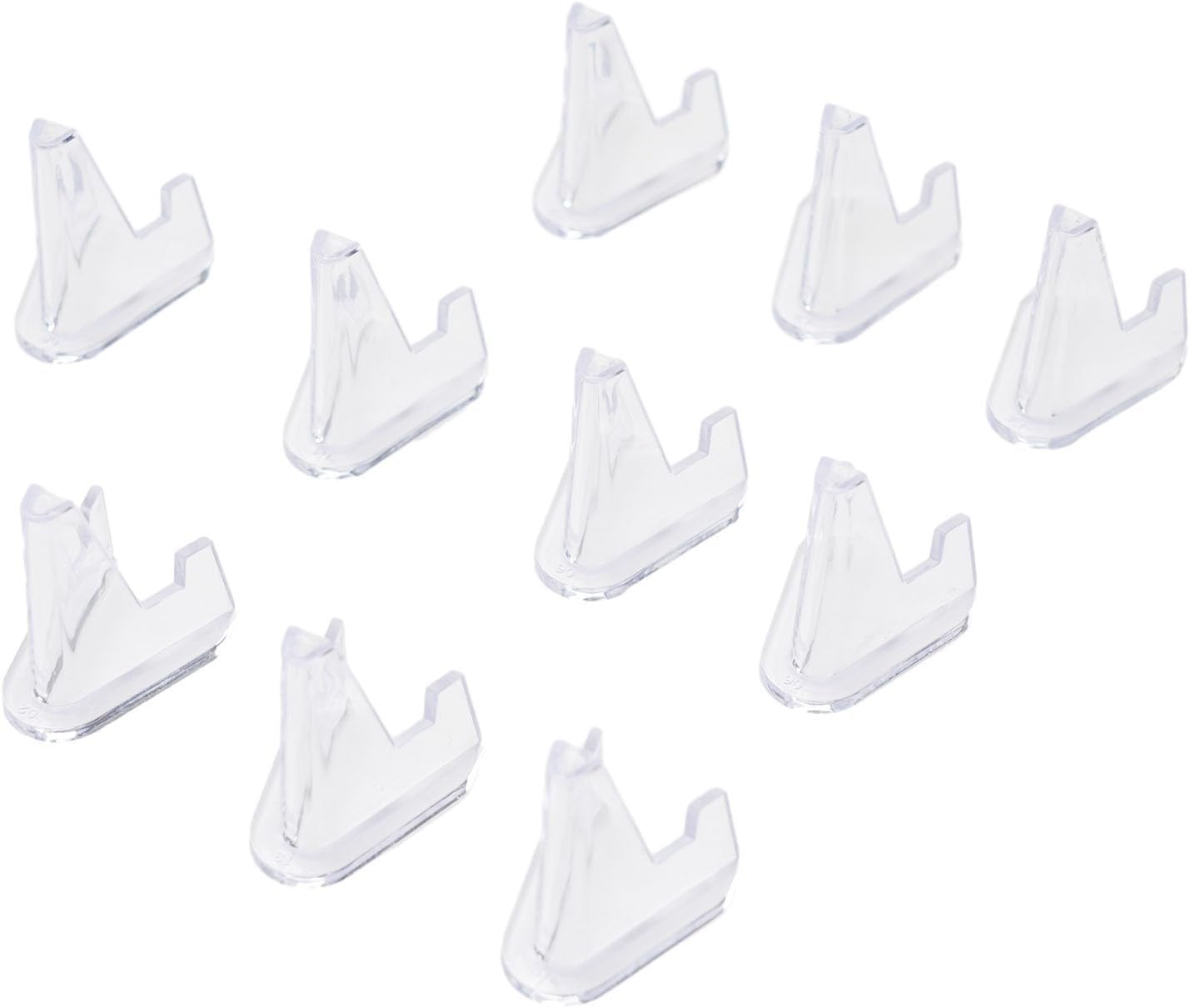 FABULETTA Commemorative Coin Display Stand Made Of Acrylic With Transparent Triangle Design - Stable And Compact For Exhibitions, Museums, Homes, And Shops(S)