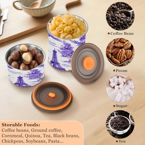 Contenedor de almacenamiento hermético para café Qilmy 30oz miniatura 6
