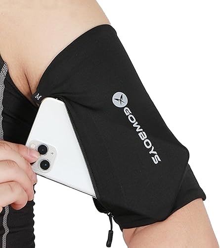 Brazalete de teléfono para correr para hombres y mujeres, bandas universales para teléfonos de menos de 8 pulgadas, brazalete impermeable para