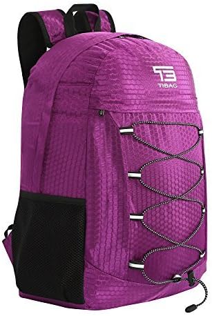TIBAG 30L/35L Water Resistant Lightweight Packable Foldable Hiking Daypack Backpack