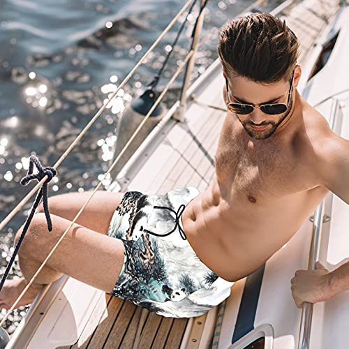 Short de bain chinois doublure en maille anti-irritation taille M - 2