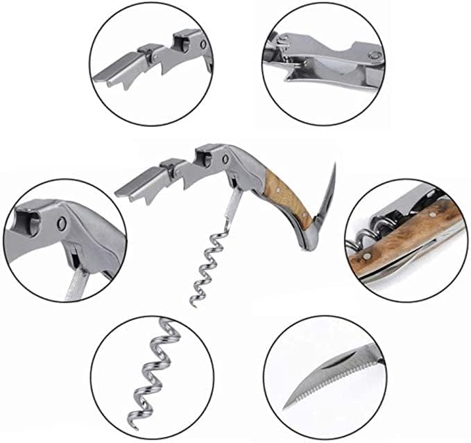 Red Wine Corkscrew Corkscrew Kit Upgrade Version, Wine Corkscrew and Other Screw Corkscrew Corkscrew Kit Professional Version