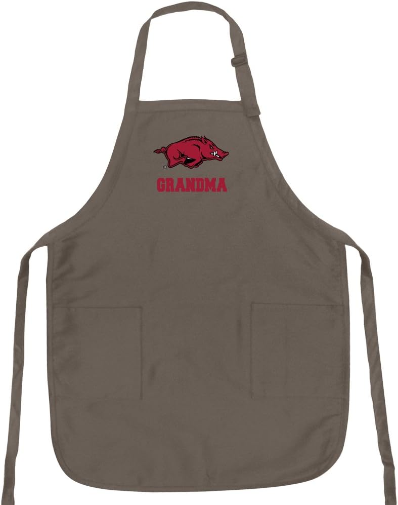 Broad Bay University of Arkansas Grandma Apron BEST Arkansas Razorbacks Grandma Logo Gift