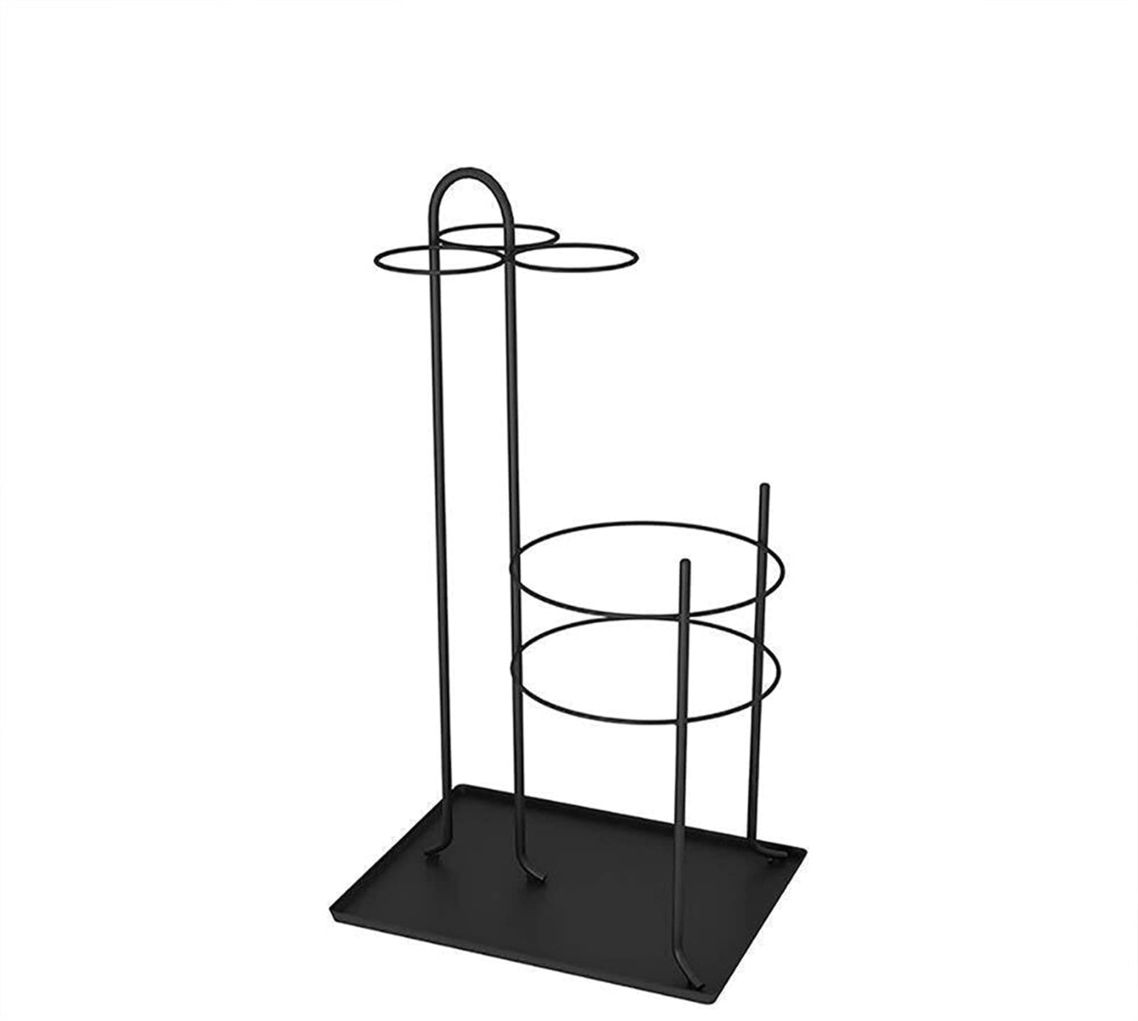 Porte-parapluie avec plateau d'égouttement anti-fuite pour sol sec