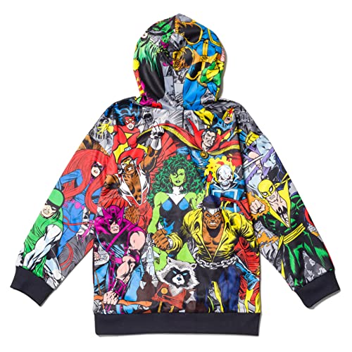 Marvel Avengers Fleece Pullover Hoodie Toddler to Big Kid Sizes (2T - 18-20) - Image 5