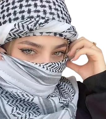 Arab Keffiyeh Shemagh All Original Made In Palestine Scarf Kufiya Arafat Cotton Hatta Scarf