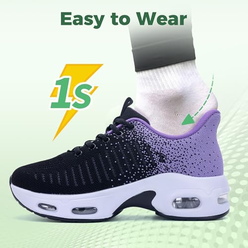 Image of Women's Sneakers Slip on Walking Tennis Shoes Easy to Wear