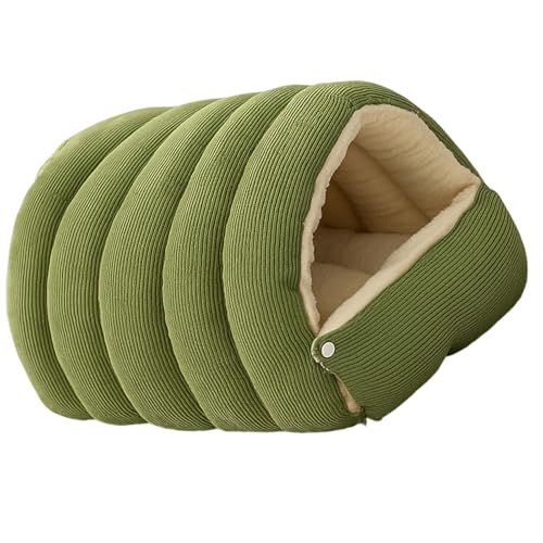 Lit pour chat haut de gamme en velours doux et dehoussable - 4
