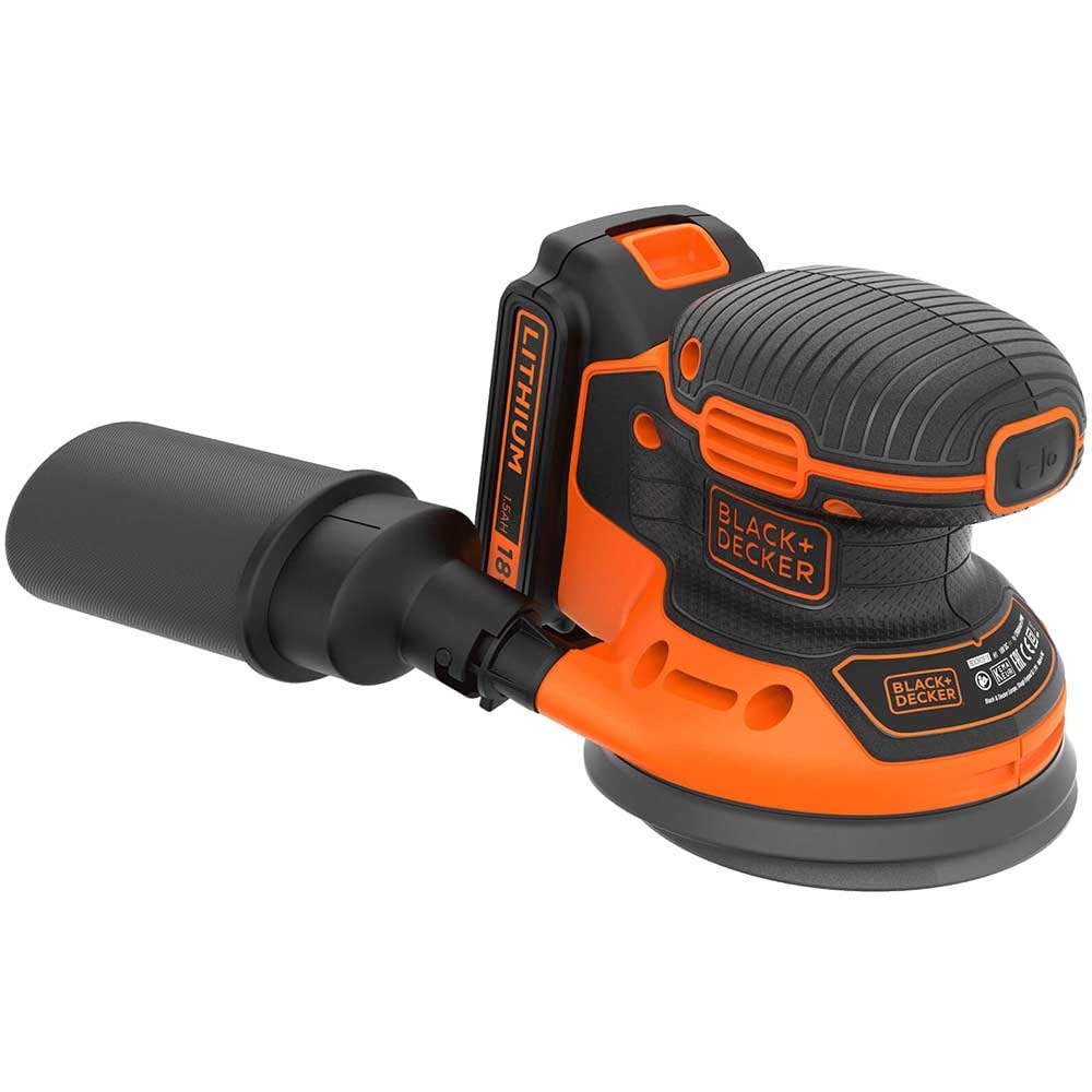 Black + Decker Black Decker Bdcros18-Gb Cordless Random Orbital Sander & 18 V 1.5 Ah Battery