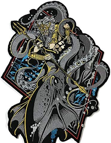 Large Back Patch l Poseidon VS Kraken