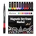Produktbild Morfone Whiteboard Marker Stift mit Radierer,10 Stück Magnetischer Whiteboard-Stifte mit feine Spitze für Papier, Glas, Kunststoff, Keramik