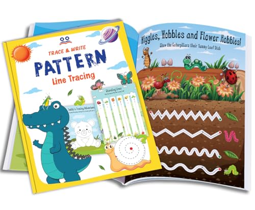 Image of Tracing Books for Kids | Pencil Control Activity Book for Kids [4 Books] | Premium Quality Writing Practice Books - Alphabet ABC (Capital & Small Letters), Numbers, Lines & Pattern | Ages: 2 - 5 Years