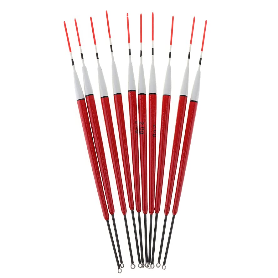 OriGlam 10pcs Red Fishing Floats 2g Lightweight - Image 4