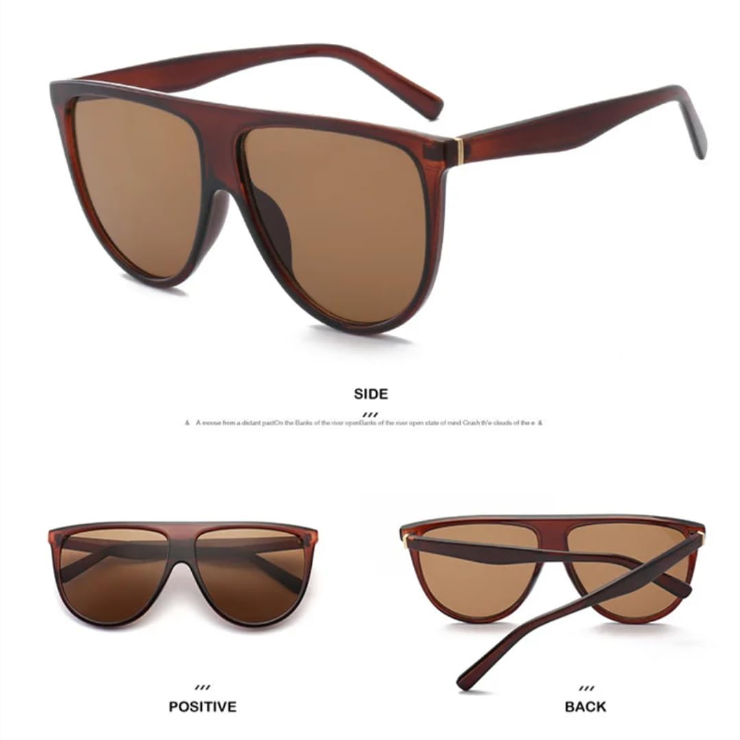 Gafas de sol con protección UV400, ojo de gato negro de gran tamaño, para mujeres y hombres, deportes al aire libre y conducción