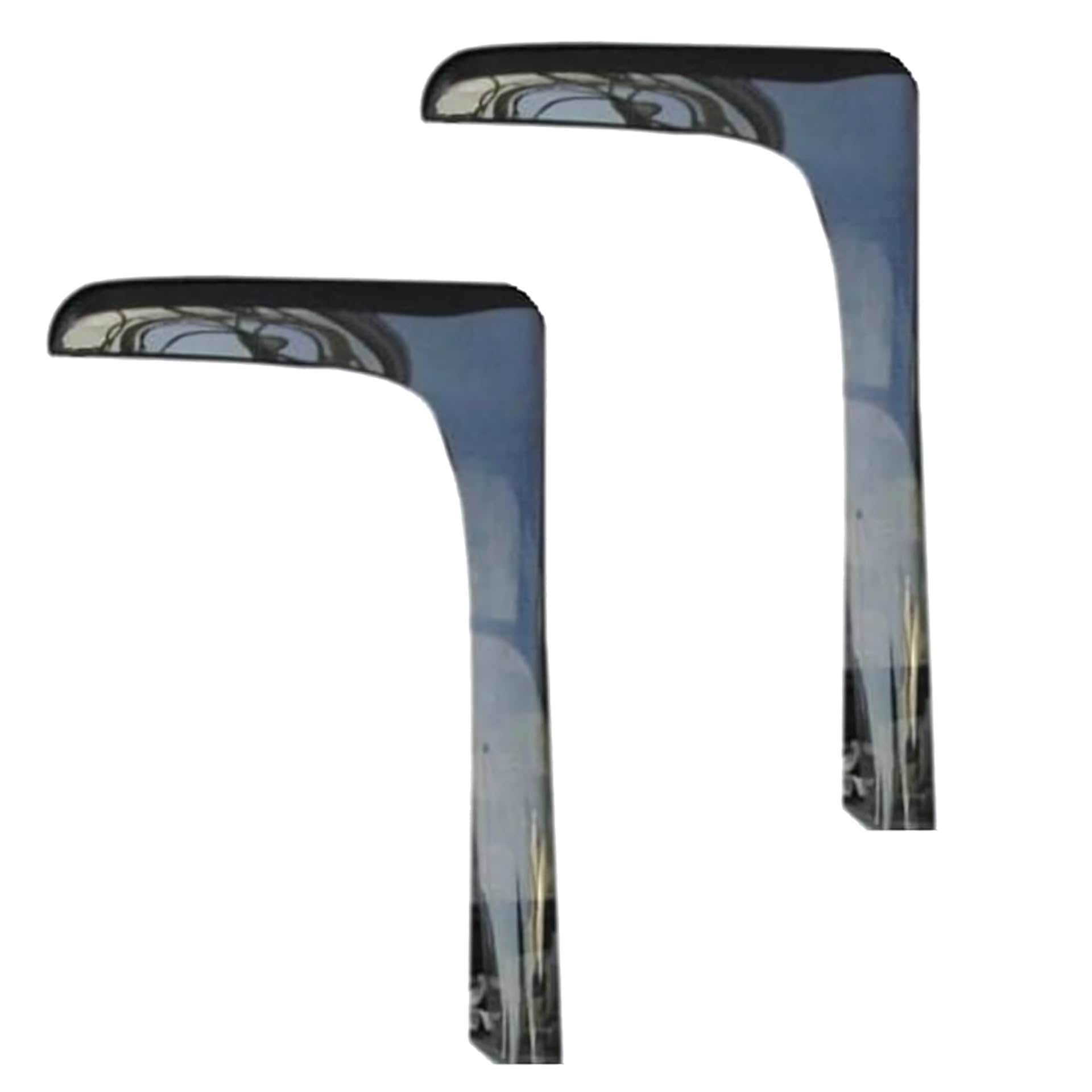 VALDI LED Juego De 2 Deflectores De Aire para Coche Oscurecidos | para Autocaravanas Fiat Ducato, Peugeot Boxer Y Citroën Jumper Desde 2006 A 2024 | Movano De 2023 A 2024| Derivabrisas