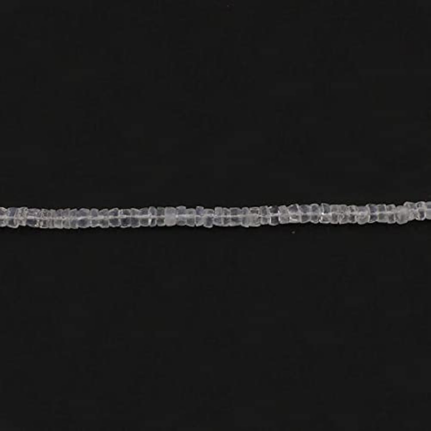 Perles moonstone rondelles de quartz mystique facettées 6mm-7mm SB3115