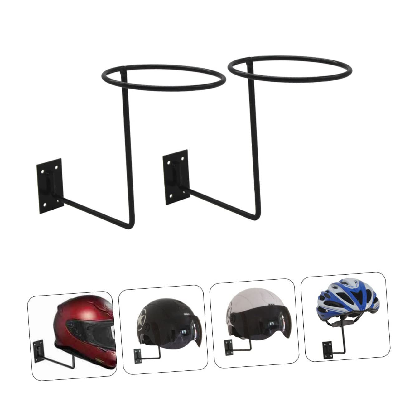 Alipis 2 Portacappelli Da Parete - Espositori Metallici Per Cappelli E Parrucche, Adesivo E Riusabile - Foto 13