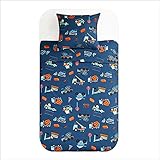 Der Bettbezug kann in jeder Heimwaschmaschine gewaschen werden und die Farben verblassen beim Waschen nicht, dadurch ist sie super pflegeleicht.