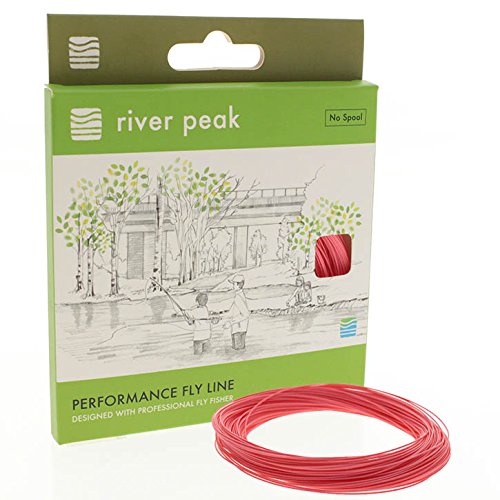 river peak Fly Line Running Line (Shooting Line) 100 ft Approx. 98.5 ft (30.5 m), 14 lb F