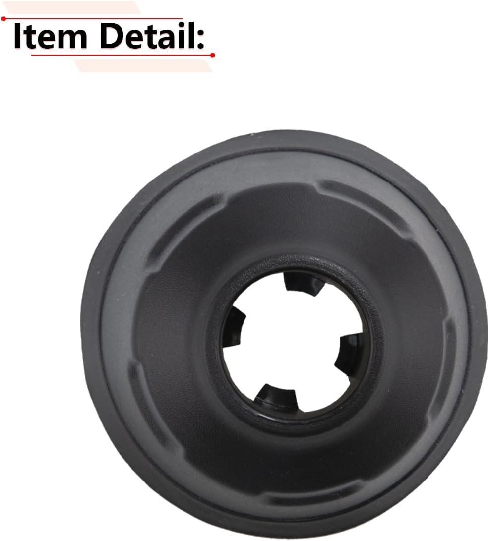 RLB-HILON Rear Cargo Door Bumper Magnet Cover Trim Compatible with Ford Transit 2015 2016 2017 2018 2019 Year, Replace for BK3Z-16758-C