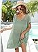 Beach Cover Ups for Women Swimwear 2026 Fashion Plus Size Crochet Bathing Swim Suit Women's Vacation Clothes Dresses Green