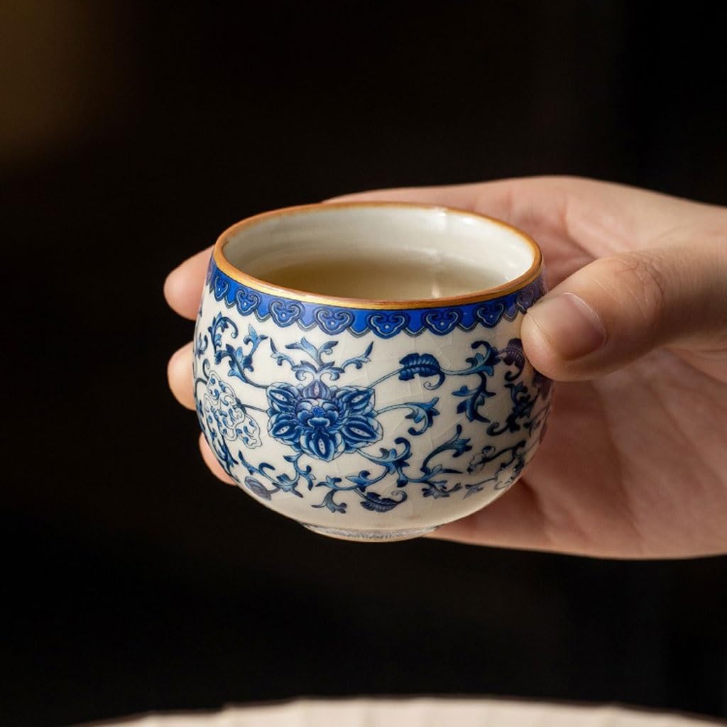GSOUL Kungfu Tea cup Teacup Host Cup Personal Retro Tea Set Japanese Exquisite Art Small Tea Cups
