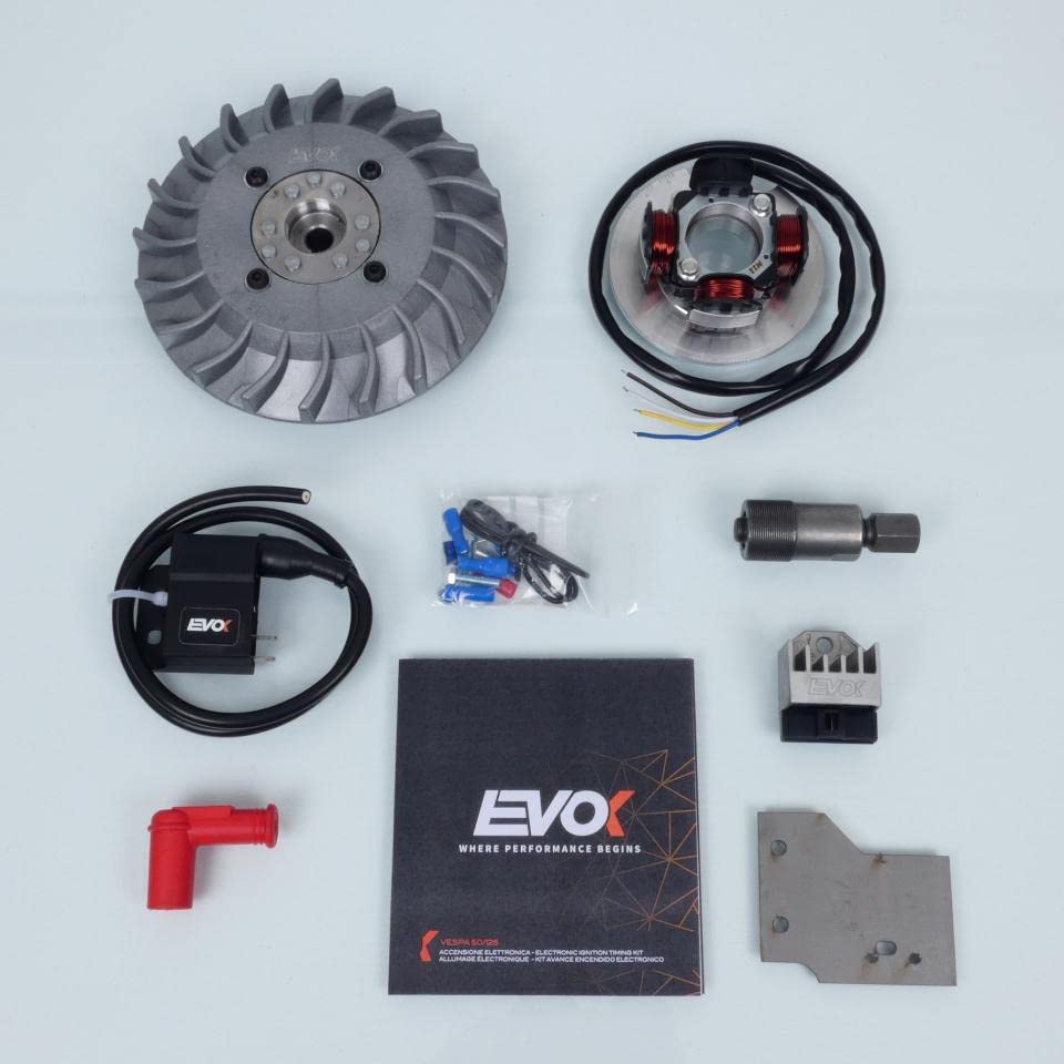Electronic Ignition EVOK 12V for scooter piaggio 80 Vespa Pk S 1982 To 1985
