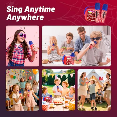 image for Innofans Mini Karaoke Machine for Kids Ages 3-12: Portable Bluetooth S
